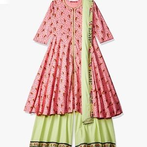 BIBA kids Anarkali Salwar Suit Set